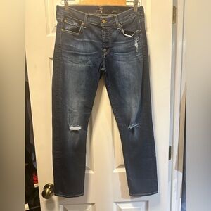 7 for all Mankind Skinny Boyfriend Jeans